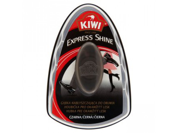 Kiwi Экспресс-губка с дозатором для обуви черная 6 мл